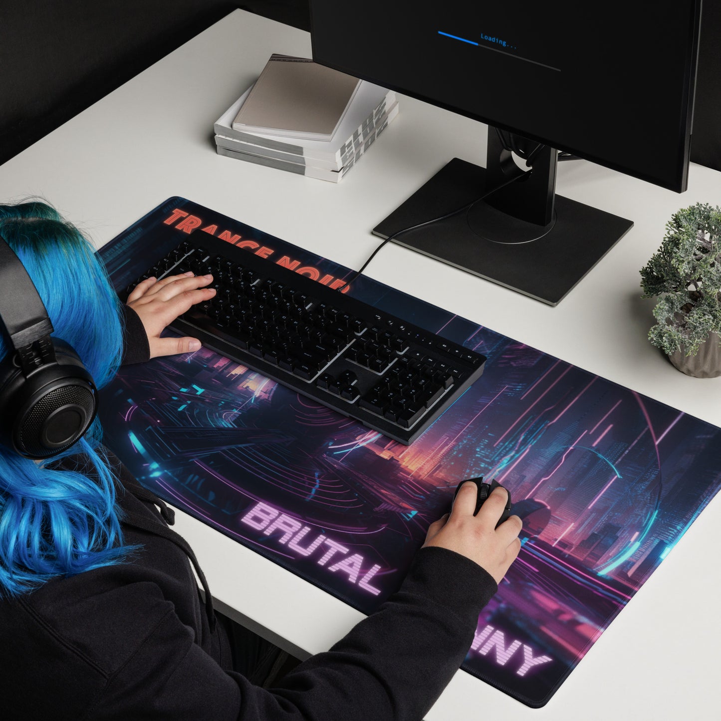 Trance Noir Gaming mouse pad