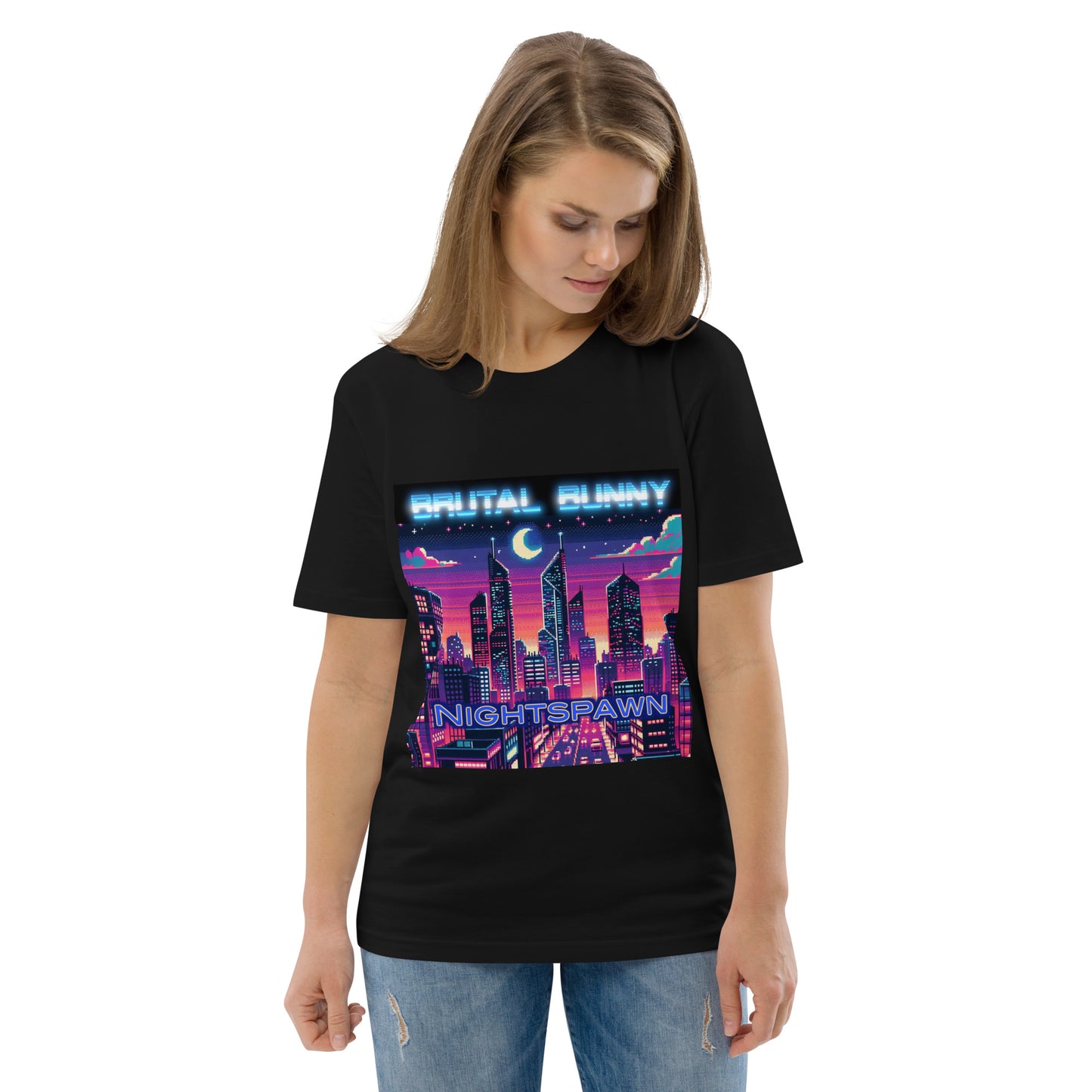 Brutal Bunny Nightspawn Limited Edition Unisex organic cotton t-shirt