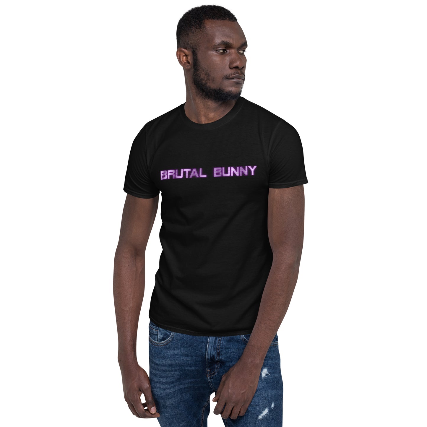Brutal Bunny Logo Short-Sleeve Unisex T-Shirt