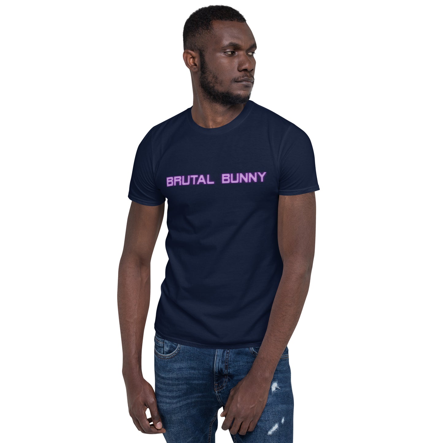Brutal Bunny Logo Short-Sleeve Unisex T-Shirt